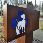 Brievenbus Dierenarts Cortenstaal