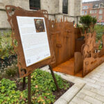 Kunstwerk volledig uitgewerkt in Cortenstaal