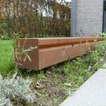 Tuin met verschillende Cortenstaal elementen - Afbeelding 4