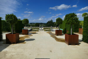 Boombakken in Cortenstaal - Gaasbeek